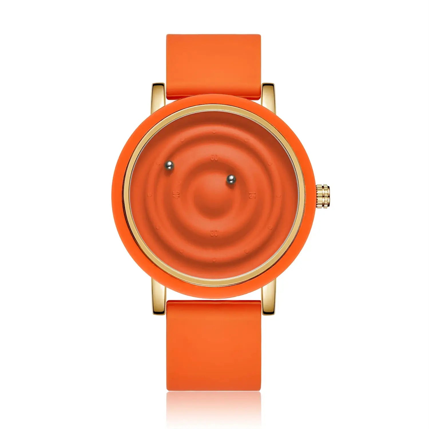 Personalized fashionable floating magnetic pointer free ball bearing creative simple waterproof quartz watch student women men by Adornity
