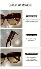 Cat Eye Sunglasses – Chic Women’s Outdoor Eyewear with Gradient Lenses & Plastic Frame Glasses by Adornity
