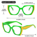 Adornity Cat Eye Reading Glasses Acetate Collection Blue Light Blocking Frame Limited Edition