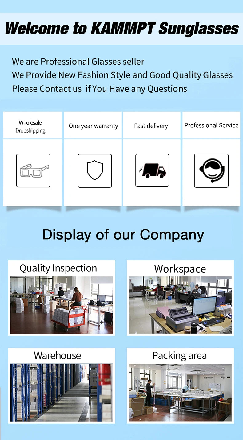 Oversized Rectangle Sunglasses – UV400 Protection