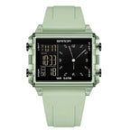 SANDA Luxury Brand Digital Watch for Men Women Square Dial Sport Waterproof Watches Man LED Pointer Display Relogios Masculino by Adornity