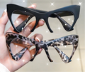Cat Eye Reading Glasses – Large Frame Retro Spectacles for Men & Women
