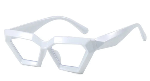 Anti Blue Light Glasses - Thick Diamond Small Frame | Fashion Optical Frames