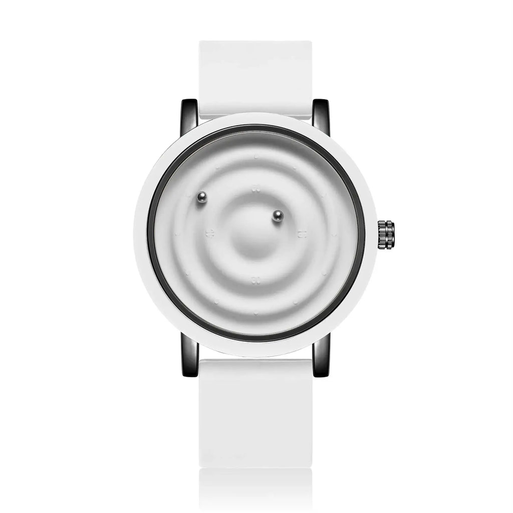 Personalized fashionable floating magnetic pointer free ball bearing creative simple waterproof quartz watch student women men by Adornity