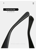 Women's Reading Glasses | Geometric Retro Square Frames With Transparent Lenses