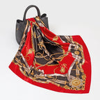 Silk Square Scarf – 90x90 Satin Wrap