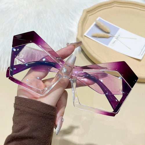 Anti Blue Light Glasses - Lightweight Cat Eye Frames for Women's Mobile Screen Protection