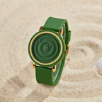 Personalized fashionable floating magnetic pointer free ball bearing creative simple waterproof quartz watch student women men by Adornity