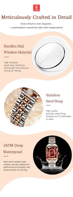 Elegant Everyday Watch – Stainless Steel Dial by Adornity