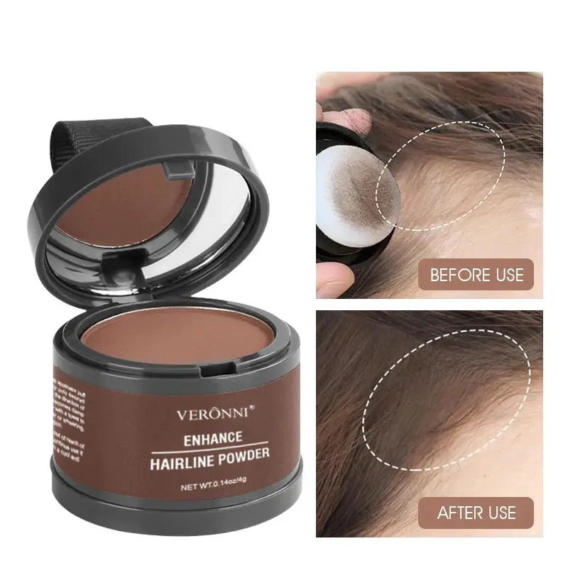 14 Color Hair Line Powder Black Root Up Natural Instant Waterproof Hairline Shadow Concealer Coverage Paint Repair Fill In Hair by Adornity