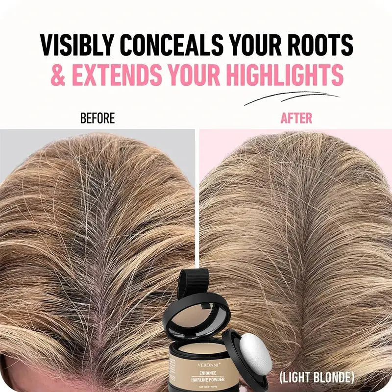 14 Color Hair Line Powder Black Root Up Natural Instant Waterproof Hairline Shadow Concealer Coverage Paint Repair Fill In Hair by Adornity