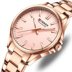 Classic Stainless Steel Watch – Quartz Luminous