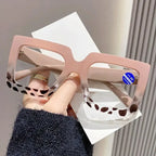 Geometric Square Reading Glasses – Retro Frame by Adornity