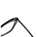 Chic Oversized Cat Eye Glasses – Color Block Blue Light