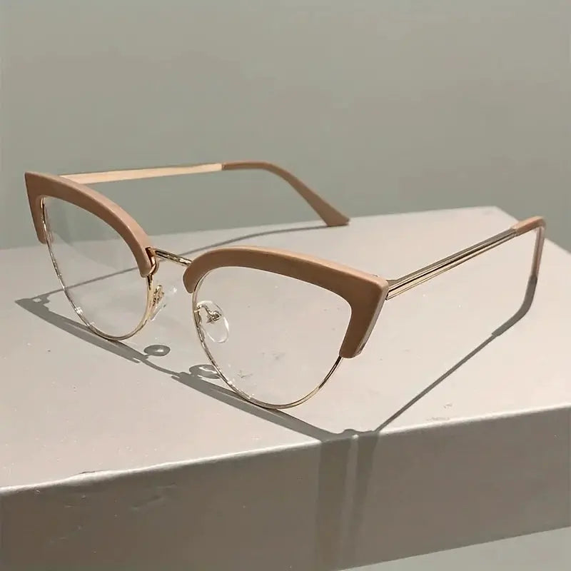 Korean Style Cat Eye Glasses – Blue Light Filter by Adornity