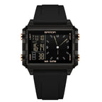 SANDA Luxury Brand Digital Watch for Men Women Square Dial Sport Waterproof Watches Man LED Pointer Display Relogios Masculino by Adornity