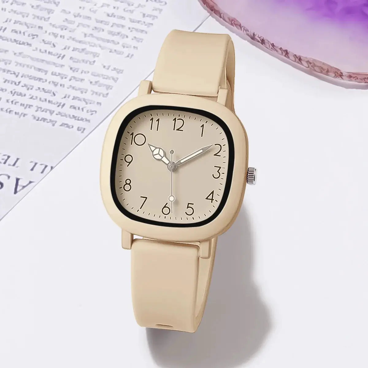 Fashion Brand Bear Women Quartz Watch 2024 Ladies Casual Silicone Jelly Watches Clock Girl Gift Zegarek Damski by Adornity