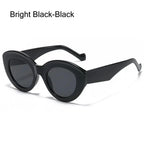 Oversized Sunglasses – Bold Cat-Eye Frame by Adornity