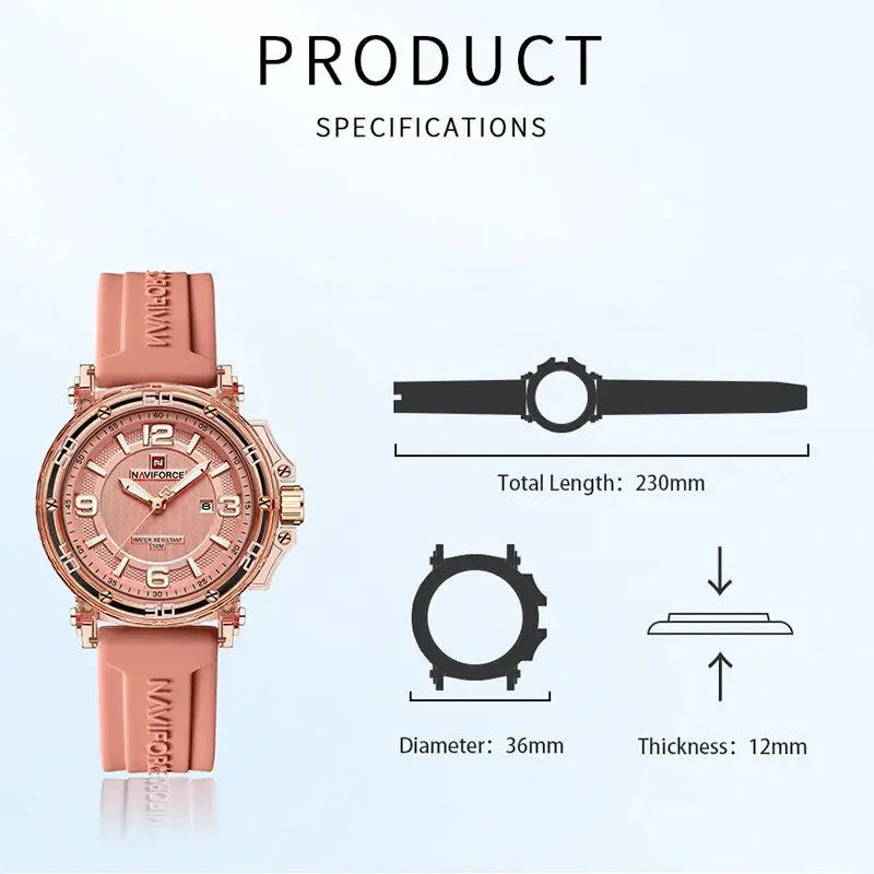 Minimal Quartz Watch – Waterproof Luminous Dial by Adornity