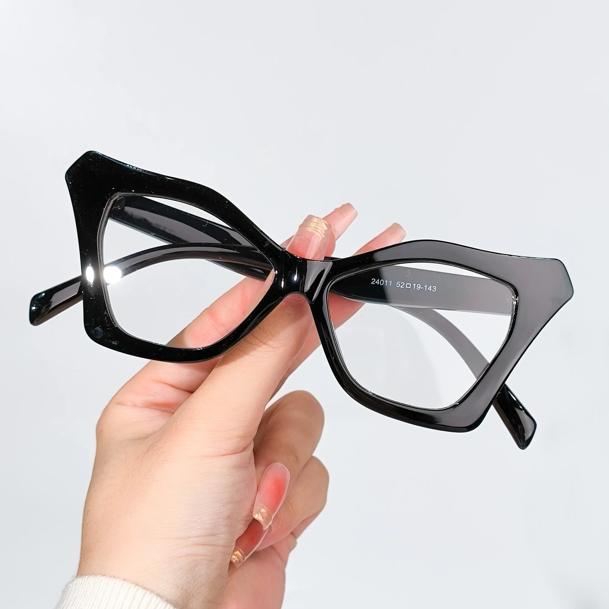 Cat Eye Reading Glasses – Retro Floral Color Block Readers for Women & Men +1.0 to +4.0