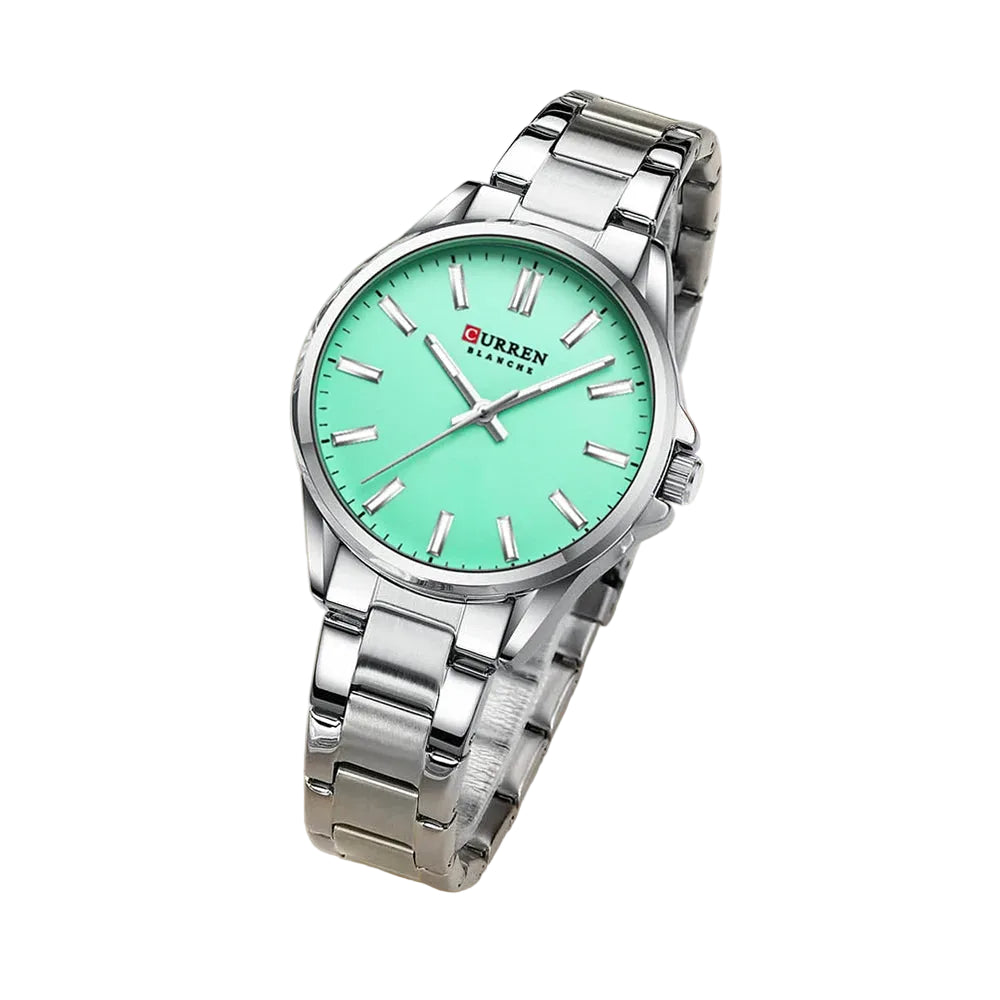 Women Stainless Steel Watch - Elegant Casual Fashion Quartz Wristwatch With Luminous Dial