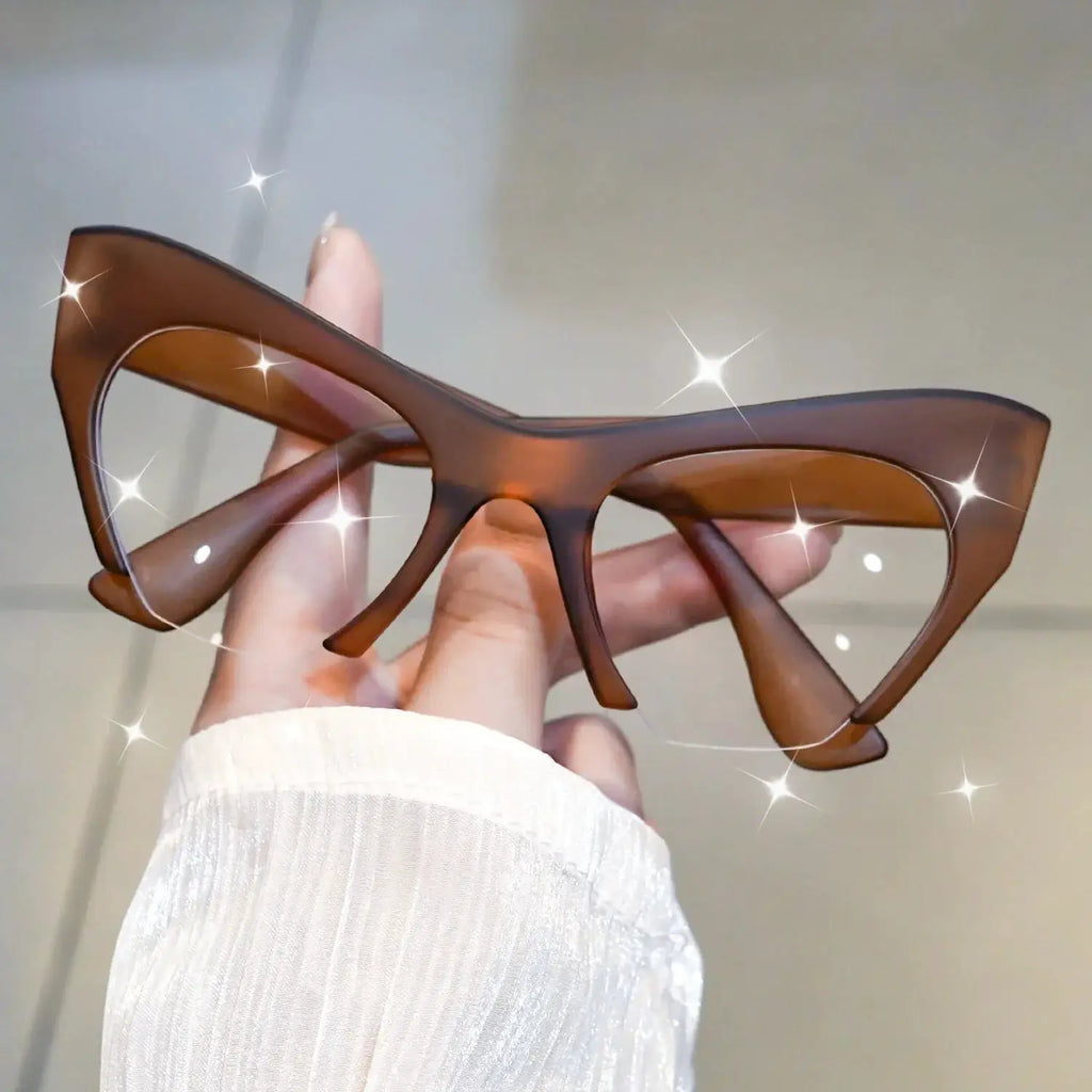 Sienna Cat Eye Reading Glasses – Oversized Frame by Adornity