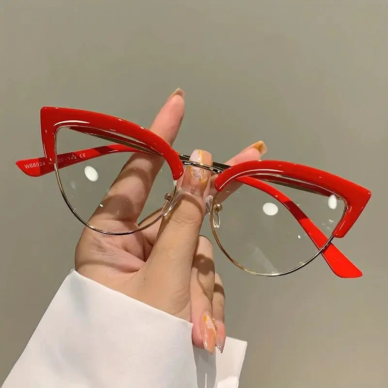 Korean Style Cat Eye Glasses – Blue Light Filter by Adornity