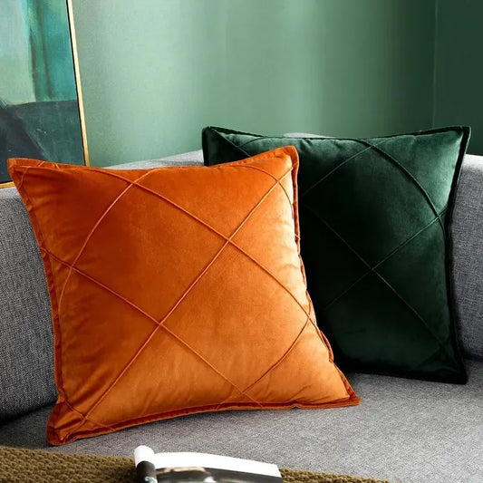 1 Dutch Plush Pillowcase 18 * 18cm Solid Color Living Room Cushion Cover Soft Personalized Pillowcase For Home Decoration