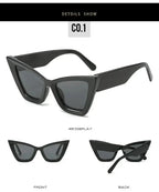 Oversized Cat-Eye Sunglasses – Vintage Frame by Adornity