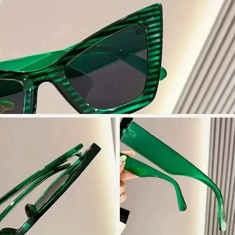Oversized Cat-Eye Sunglasses – Vintage Frame by Adornity