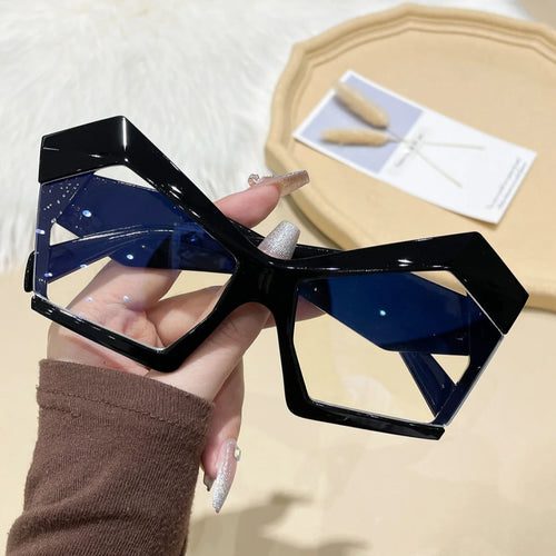 Anti Blue Light Glasses - Lightweight Cat Eye Frames for Women's Mobile Screen Protection