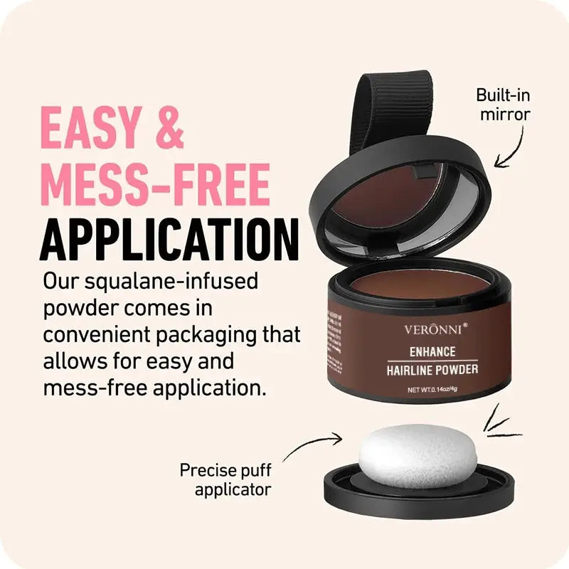 14 Color Hair Line Powder Black Root Up Natural Instant Waterproof Hairline Shadow Concealer Coverage Paint Repair Fill In Hair by Adornity