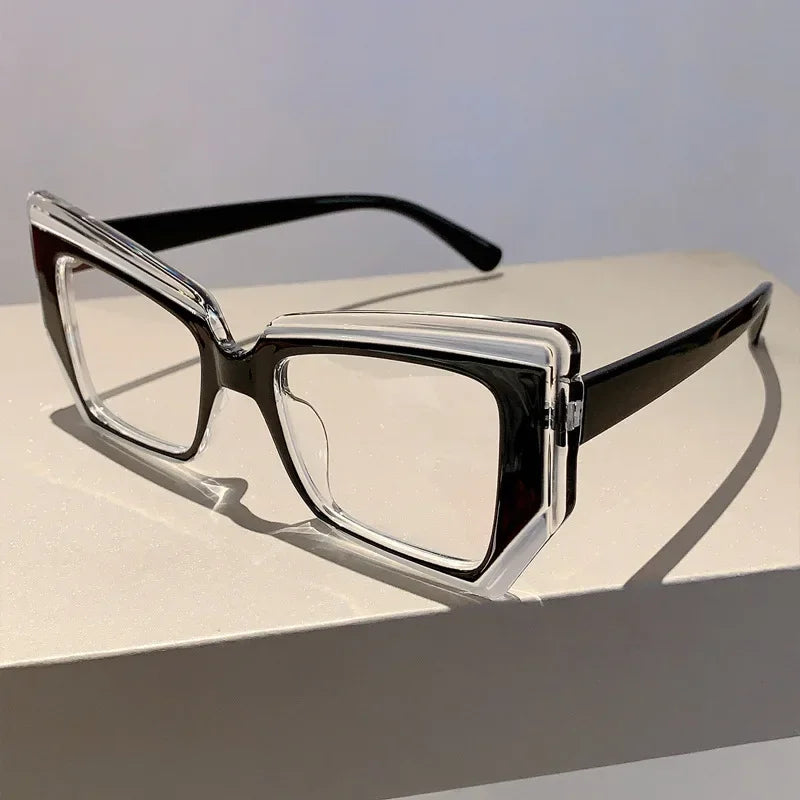 Blue Light Glasses - Women's Vintage Prescription Cat Eye Eyewear With TR90 Frame