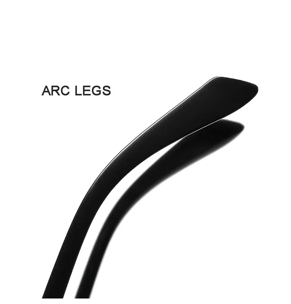 Oversized Cat Eye Glasses – Two-Tone Blue Light by Adornity