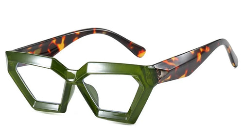 Anti Blue Light Glasses - Thick Diamond Small Frame | Fashion Optical Frames