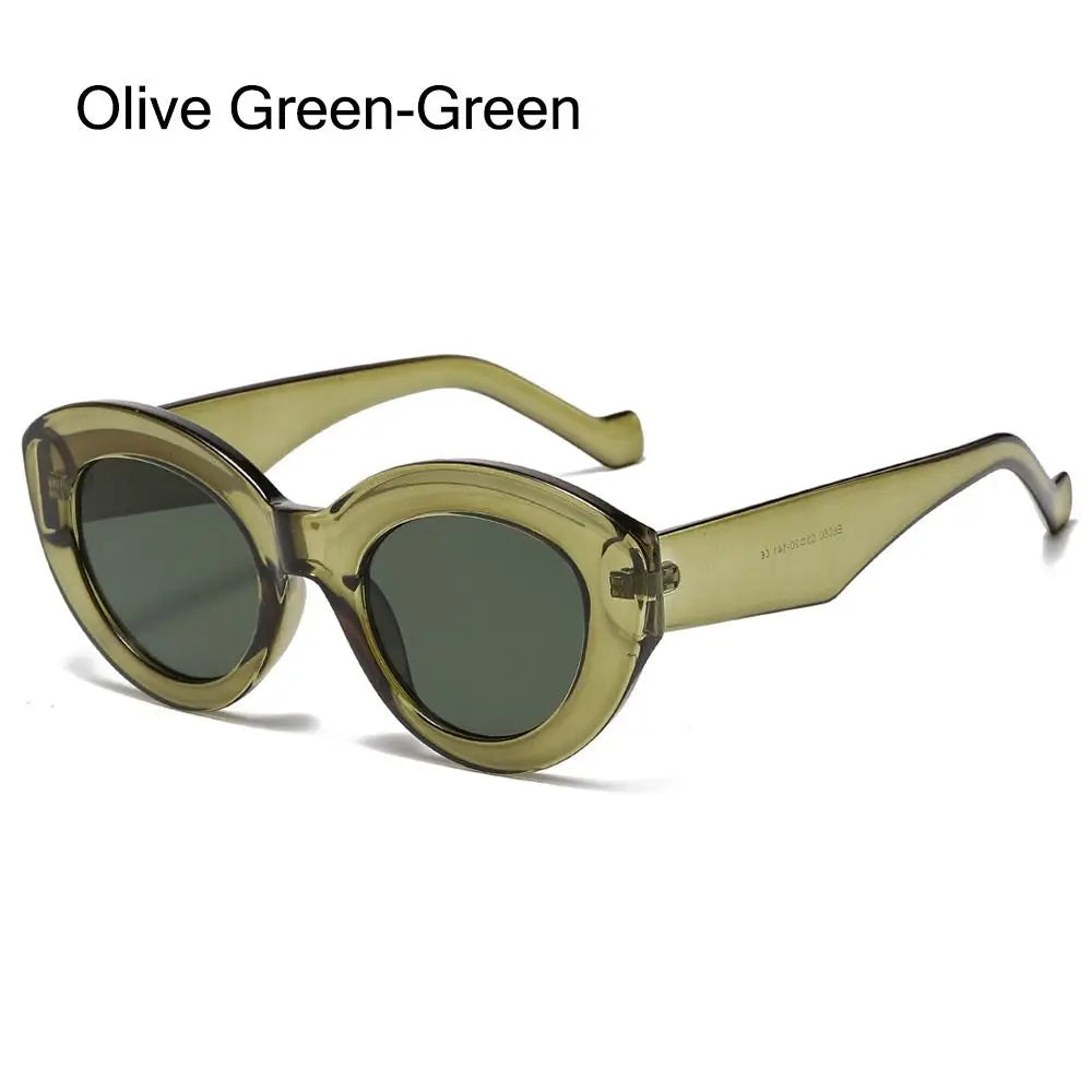 Oversized Sunglasses – Bold Cat-Eye Frame by Adornity