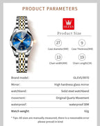 Stainless Steel Watch – Digital Dial Calendar by Adornity