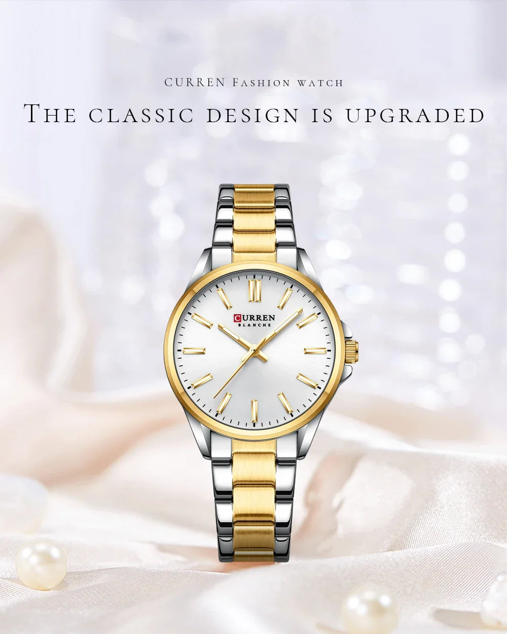 Women Stainless Steel Watch - Elegant Casual Fashion Quartz Wristwatch With Luminous Dial