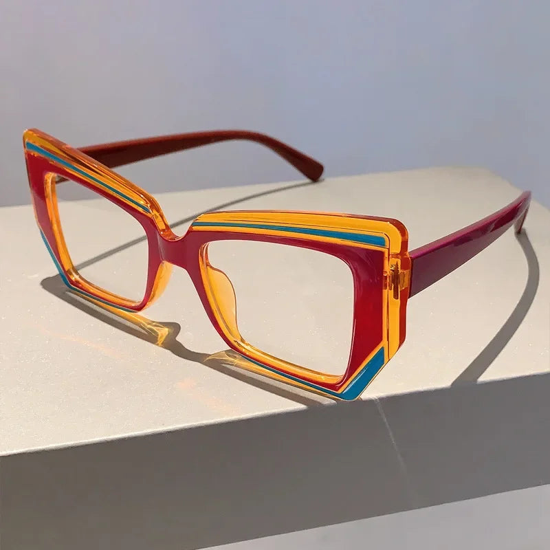 Blue Light Glasses - Women's Vintage Prescription Cat Eye Eyewear With TR90 Frame