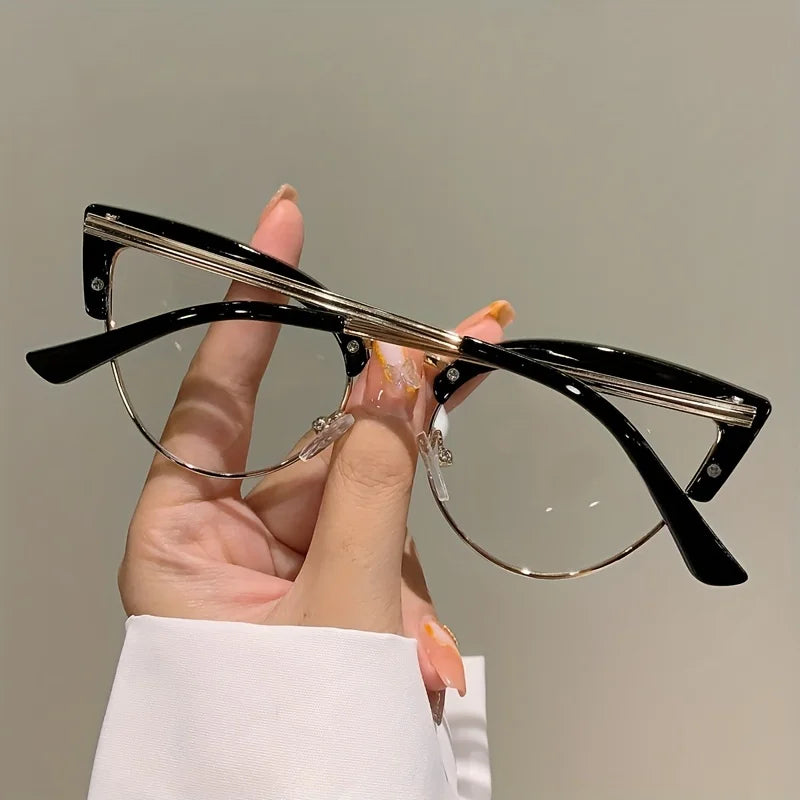 Amara Cat Eye Blue Light Glasses – Clear Frame
