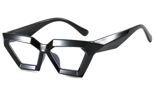 Anti Blue Light Glasses - Thick Diamond Small Frame | Fashion Optical Frames