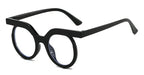 Round Transparent Blue Light Glasses – Minimal Frame by Adornity
