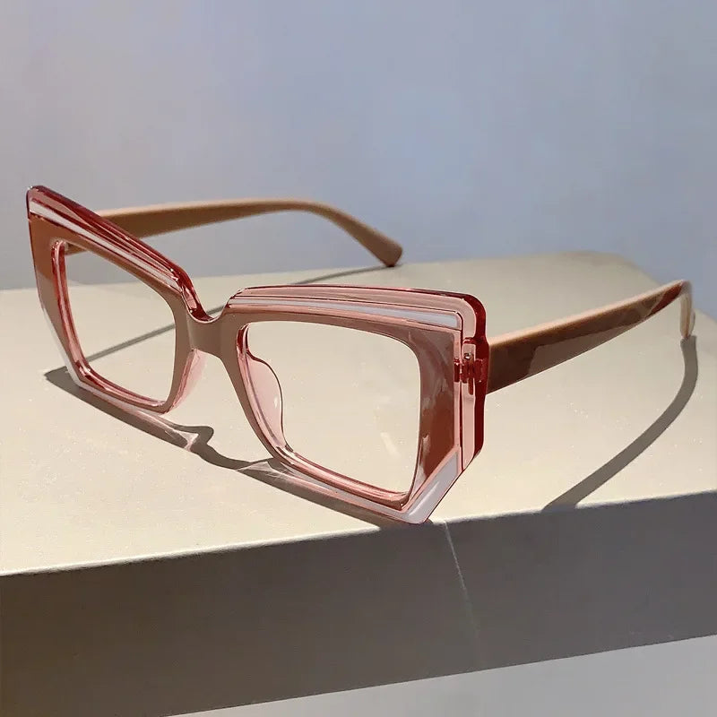 Blue Light Glasses - Women's Vintage Prescription Cat Eye Eyewear With TR90 Frame