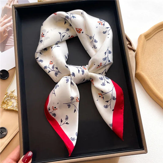 High Quality Luxury Silk Scarf 70x70cm