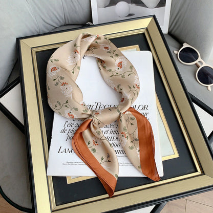 High Quality Luxury Silk Scarf 70x70cm