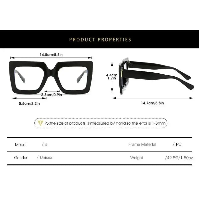 Geometric Square Reading Glasses – Retro Frame by Adornity