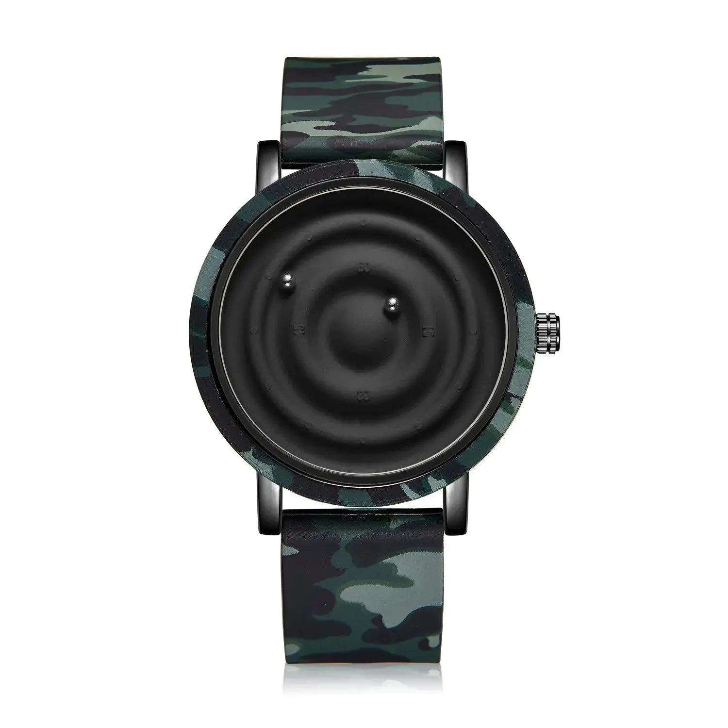 Personalized fashionable floating magnetic pointer free ball bearing creative simple waterproof quartz watch student women men by Adornity