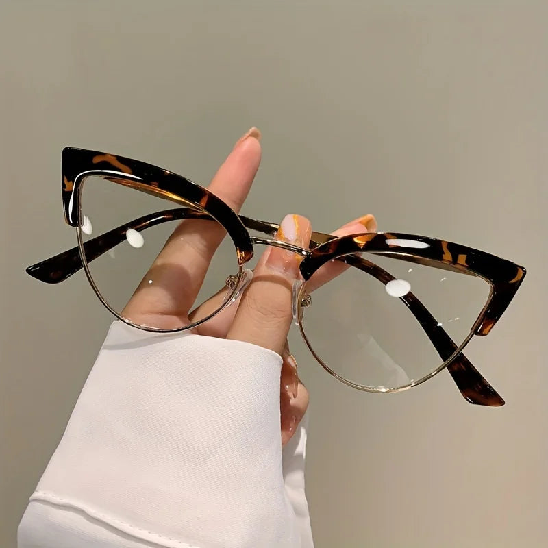 Korean Style Cat Eye Glasses – Blue Light Filter by Adornity
