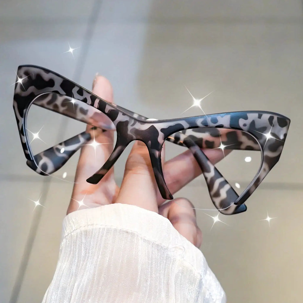 Sienna Cat Eye Reading Glasses – Oversized Frame by Adornity