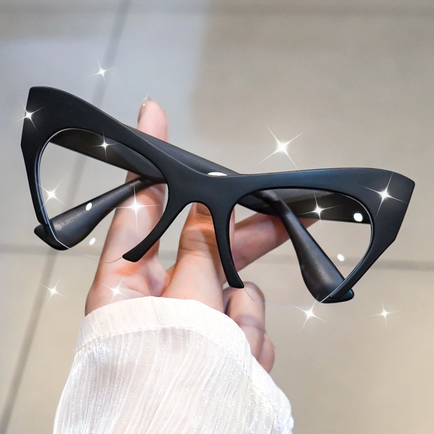 Cat Eye Reading Glasses – Large Frame Retro Spectacles for Men & Women